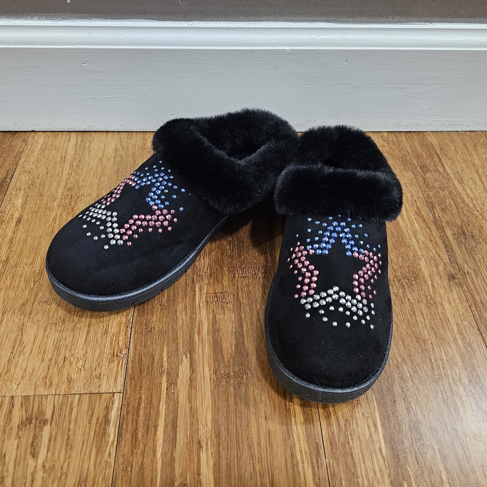 ​✨ BRAND NEW! Skechers Kids' Sleepy Slides - Radiant Star Slippers Size 3
